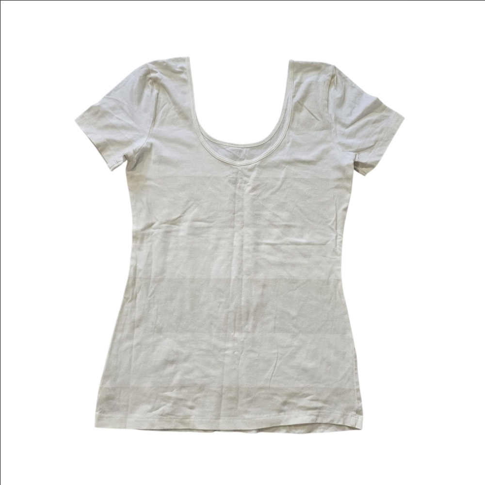 Old Navy Cream Short Sleeve Tee SIZE S/p
